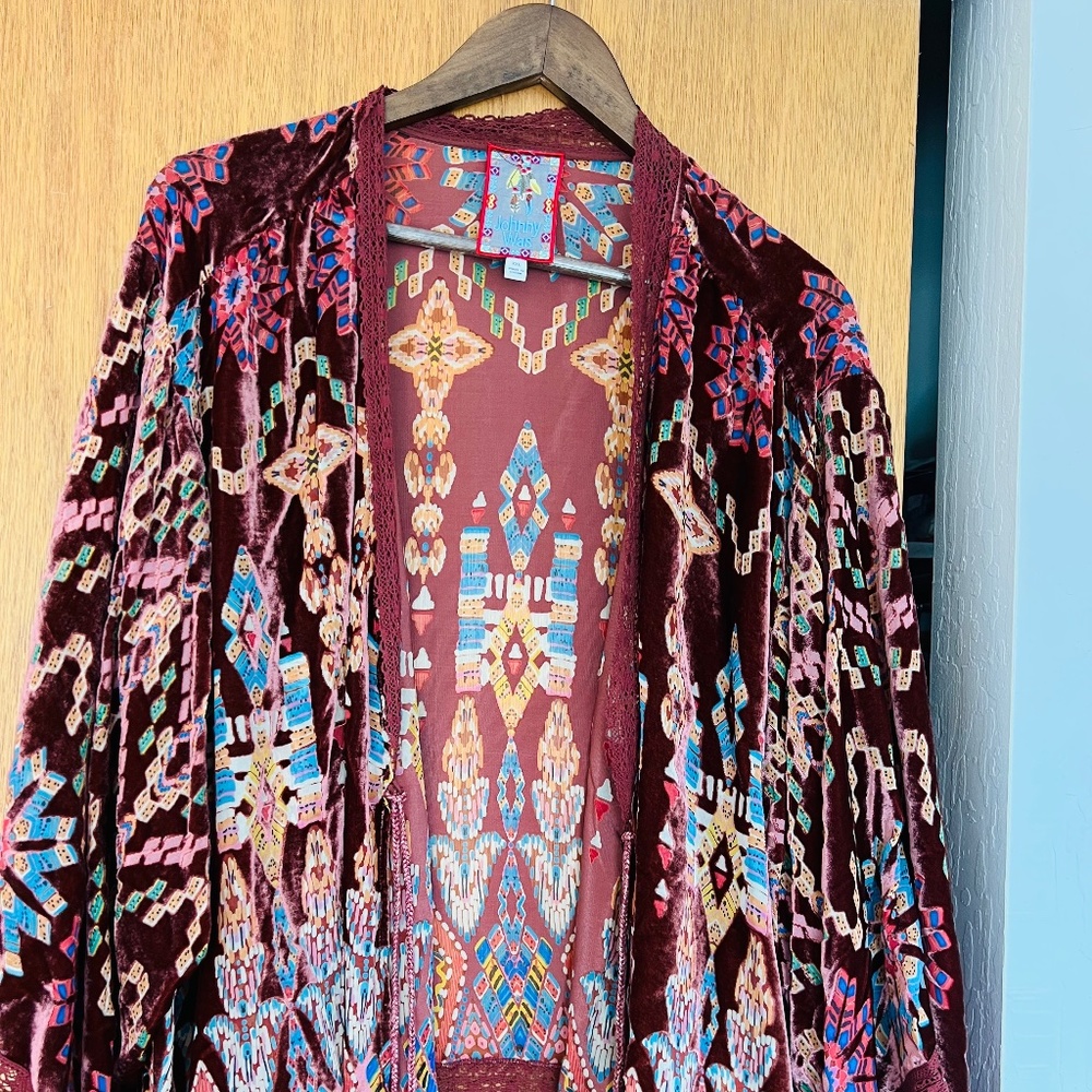 JOHNNY WAS Lightweight Kimono Style XL